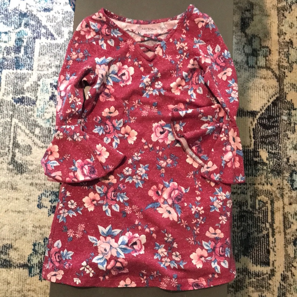 Red kids dress